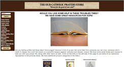 Desktop Screenshot of catholicprayers-store.ourcatholicprayers.com
